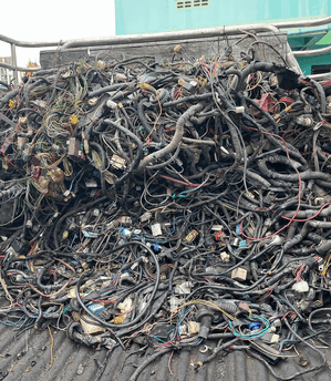 scrap car wires