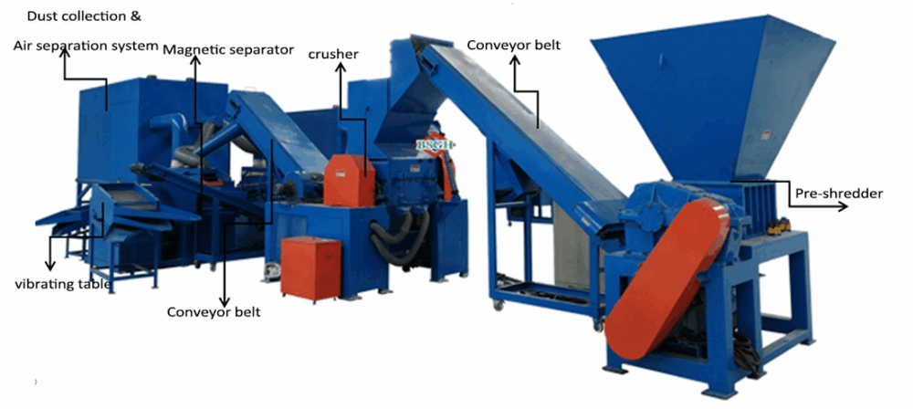 BS-A1100 copper and plastic separator structure