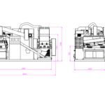 Diagrama de la máquina pulidora de cables BS-600