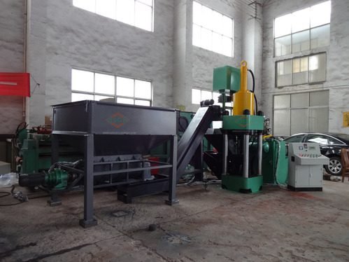 machine à briquettes hydraulique en métal