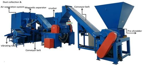 scrap copper wire granulator structure