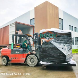 BS-N130 copper wire granulator machine ship to usa