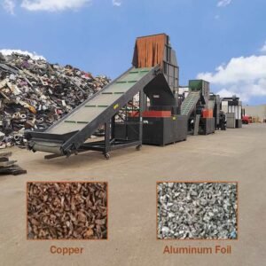 radiator recycling machine for copper and aluminum separator