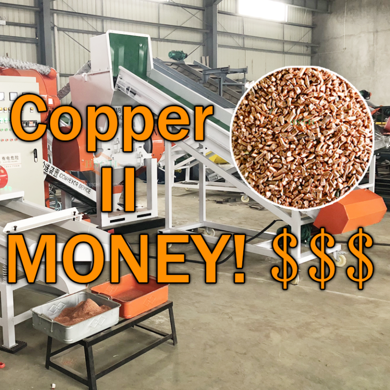 “Copper=Money” Feature Image of BSGH Copper Granulator Machine