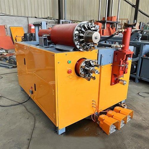 Orange BSM-40 Scrap Motor Stator Cutting Recycling Machine from BSGH-45 Degree Real Shot