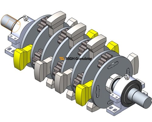 arbre de concasseur à marteaux