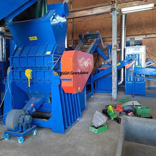 BSP-200 motor dismantling line crusher