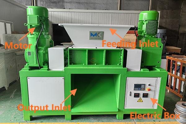 MS-D600 shredder machine structure