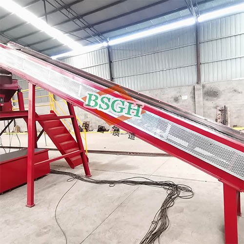 bande transporteuse de broyeur à marteaux pour voitures