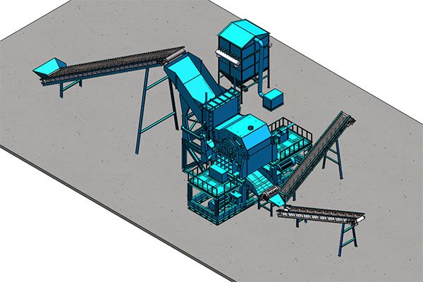 solução de máquina trituradora de moinho de martelo