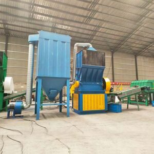 blue color armor cable shredder