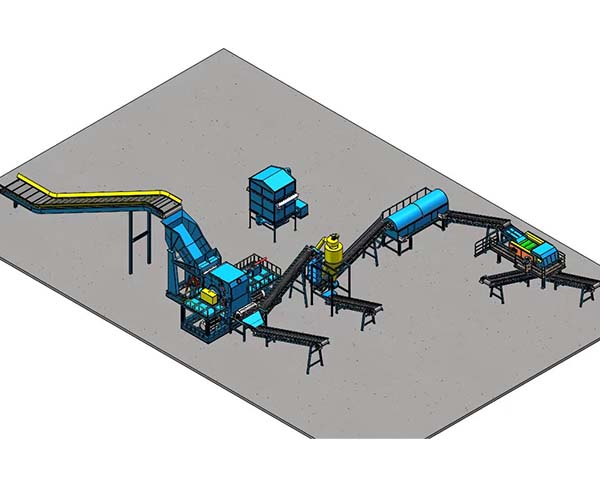 scrap car recycling machine plant