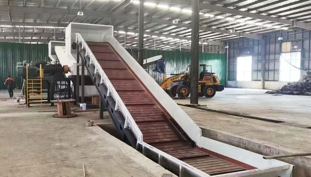 twin shaft shredder from customer feedback