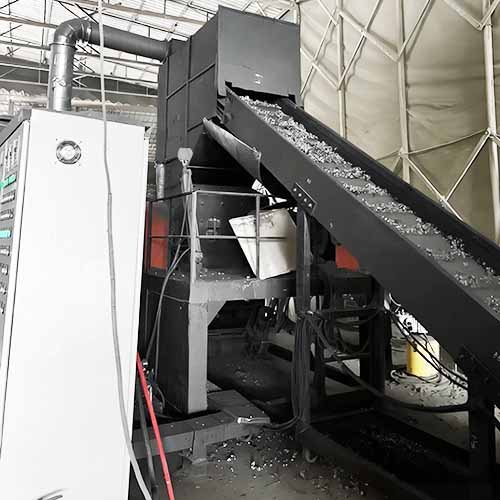 vertical crusher of heavy duty ac radiator recycling line acp1200 from bsgh