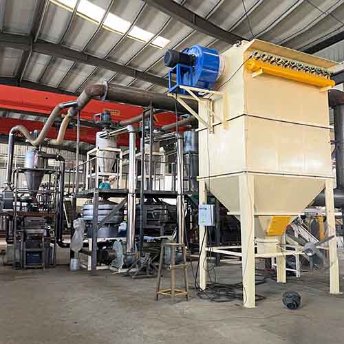 pv panel recycling plant from bsgh granulator