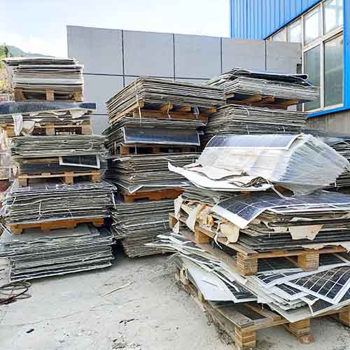 raw material of scrap solar panels from bsgh