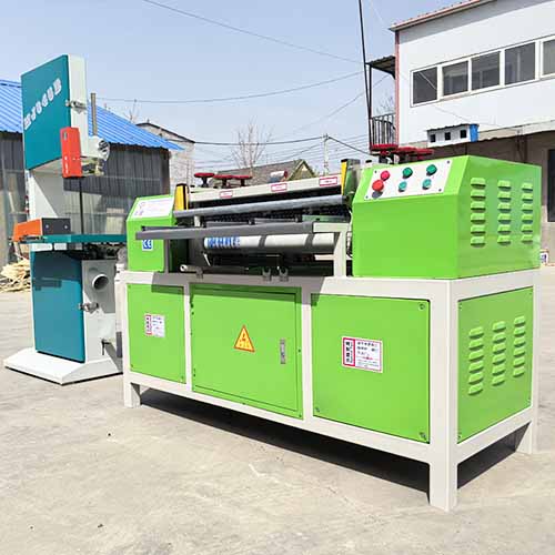 BS-1200P radiator stripping machine green color with band saw