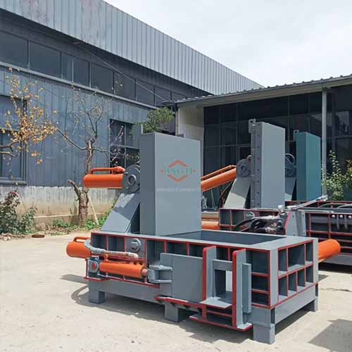 100T hydraulic small scrap metal baler machine from China
