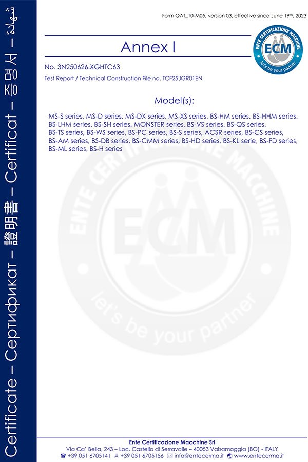 CE for shredder and crusher 2