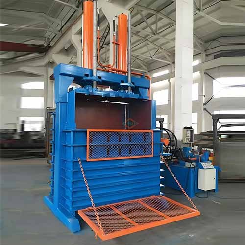 heavy duty vertical baler machine 200T for baling metal scraps from bsgh granulator