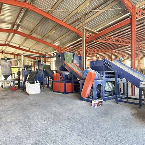 bsgh radiator shredder recycling line BS-ACP1000 for Oman client
