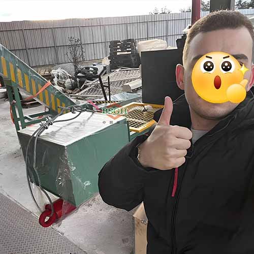 North Macedonia client good feedback for large hammer mill