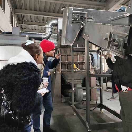 USA client test copper grinding system parts