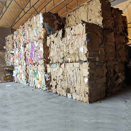 bsgh automatic cardboard baler end solid block