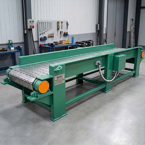 bsgh best hydraulic scrap metal tiger shearing machine chain conveyor