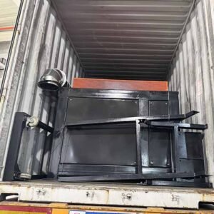 bsgh granulator factory direct sales ac radiator recycling line loading for Malaysia client