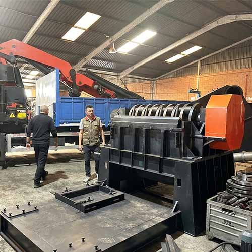 bsgh multifunctional ac radiator crush and separate line on-site installation in Spain