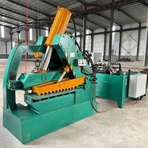 factory direct sales hydraulic steel plate tiger shear 450T from bsgh granulator