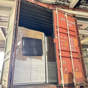 heavy duty ac radiator recycling line loading in container for Malaysia client