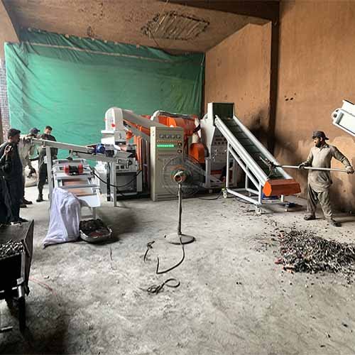 heavy duty copper cable granulator machine BS-N130 put into use in Australia