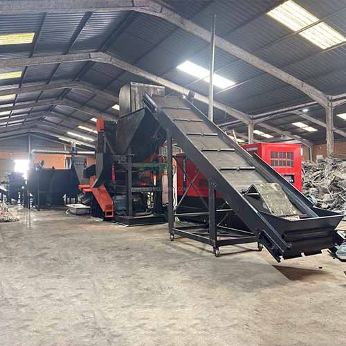multifunctional metal scrap separator line front part from bsgh