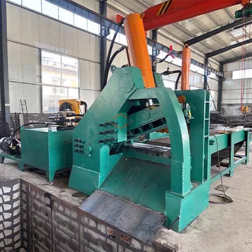 heavy-duty 550T Scrap Metal Tiger Shear for sale from bsgh granulator manufacturer
