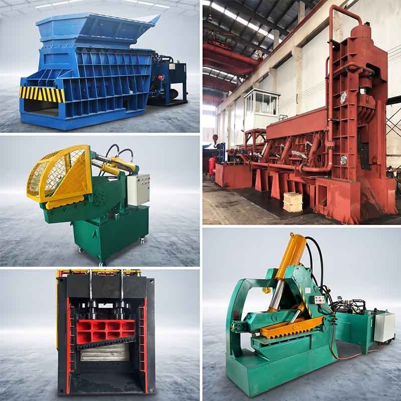 heavy-duty scrap metal shear machine for steel plate from bsgh granulator feature picture