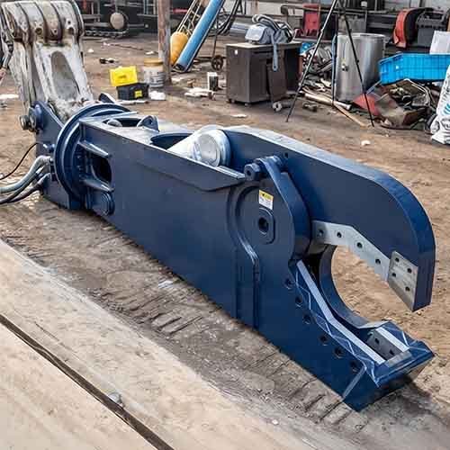 middle size excavator hydraulic shear 460mm for cutting steel scrap in bsgh