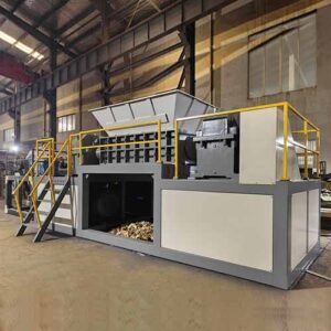 bsgh granulator industrial twin shaft shredder machine MS-D2000 for crushing household scrap