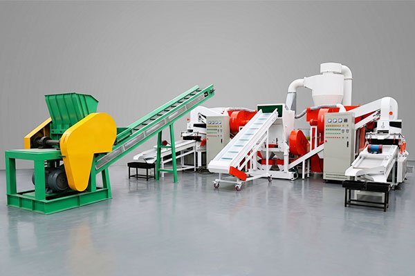 entry level armoured cable shredding recycling line from bsgh