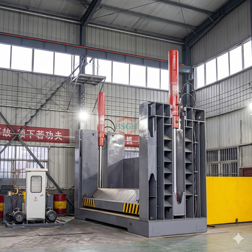 heavy duty car crusher for flattening scrap auto shell from bsgh