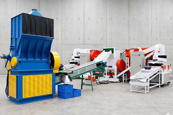 industrial pre-shredder armoured cable shredder recycling line to crush submarine cable from bsgh