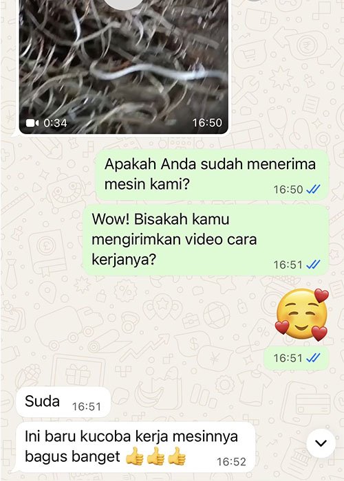 scrap rgb led lighting cable peeler real feedback from Indonesia