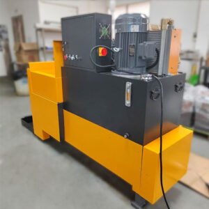 small 100T metal chip briquette press for aluminum lathe turnings from bsgh