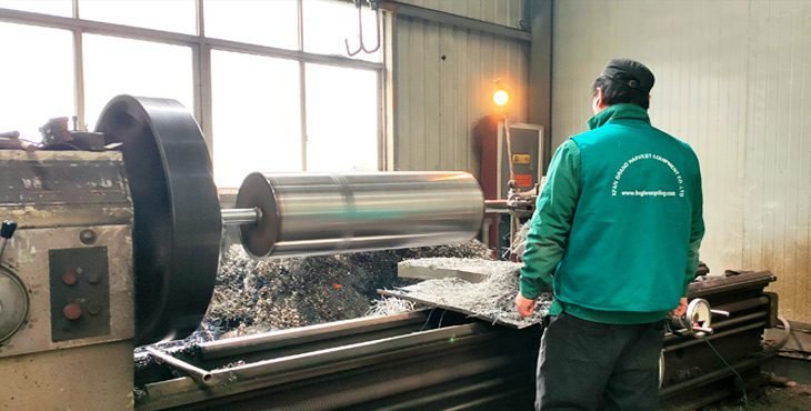 BSGH operator machining a component on a lathe