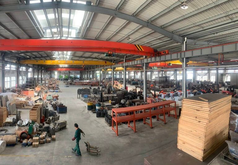 BSGH recycling equipment production workshop in Taizhou, China
