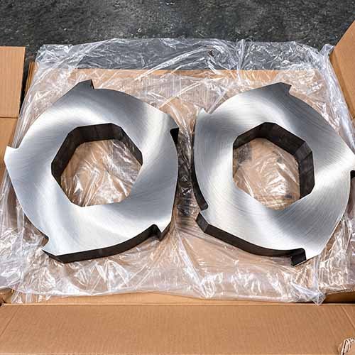 customized shredder blade from bsgh granulator