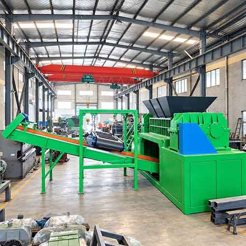 green ms-d2000 heavy duty metal shredder conveyor belt