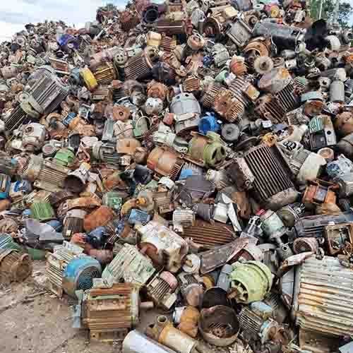 Scrap electric motors and stators for copper recovery
