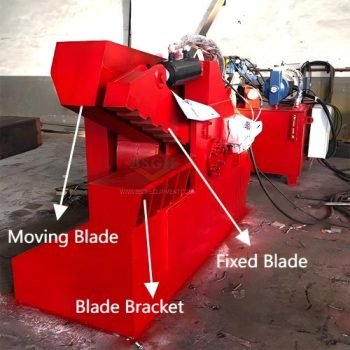 AS-2000 Alligator shear machine blade structure